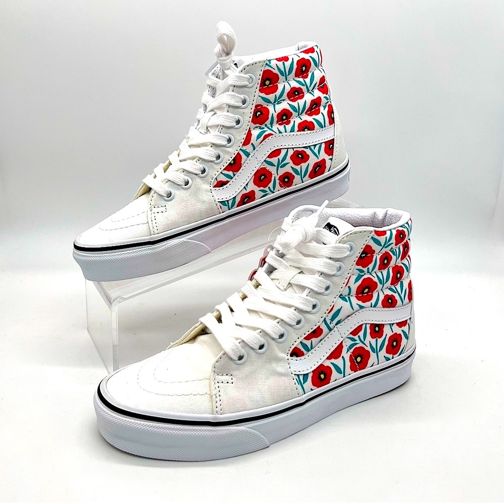 Vans Women’s Hi Top Flowers Sneaker
